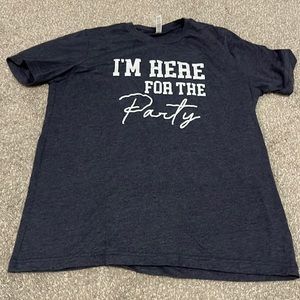 Bella canvas large country songs bachelorette tshirt “I’m Here for the party”